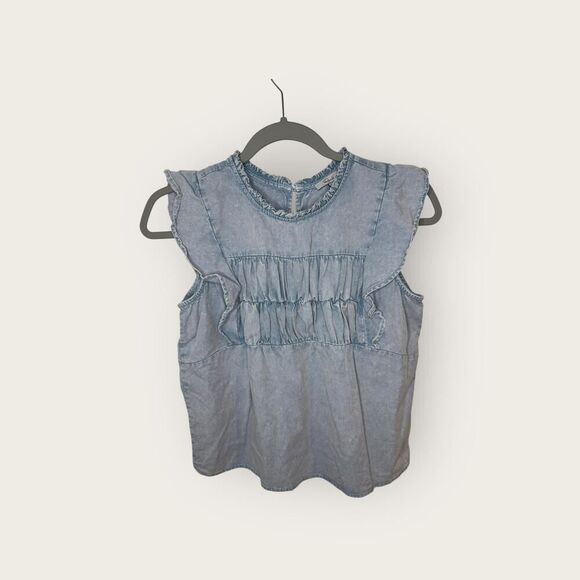 Evereve Rails Filomena Top in Ocean Wash Size XS - Picture 4 of 8